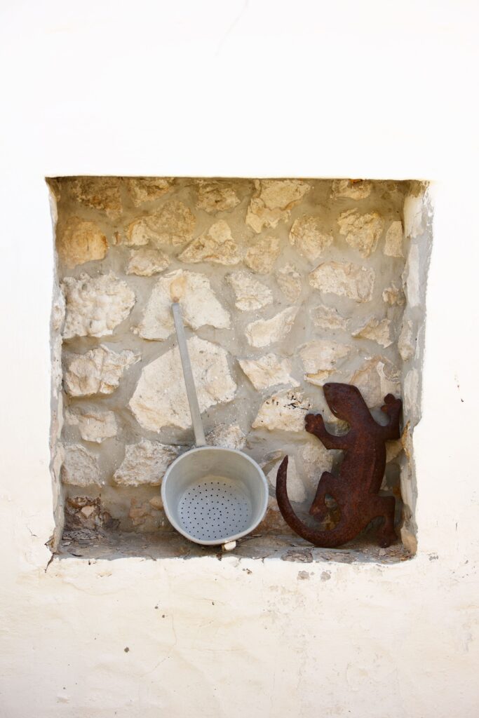 a decorative detail at springfontein's wine bar