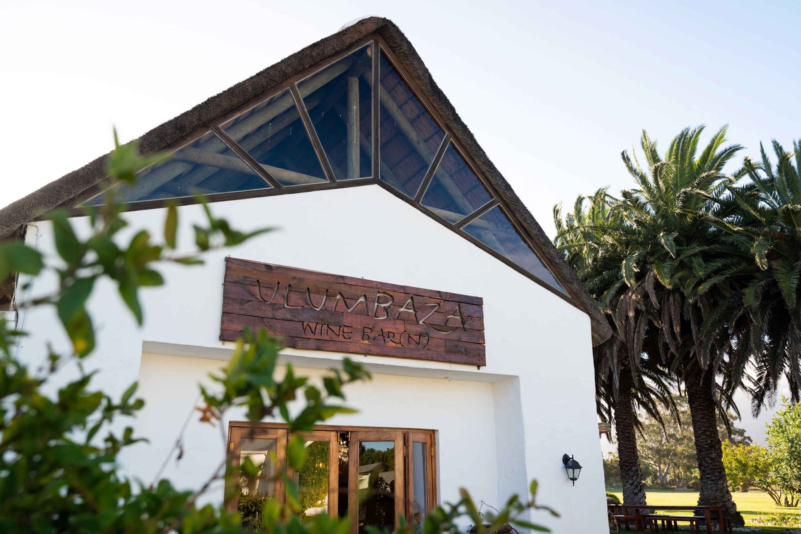 ulumabaza wine barn, front, entrance