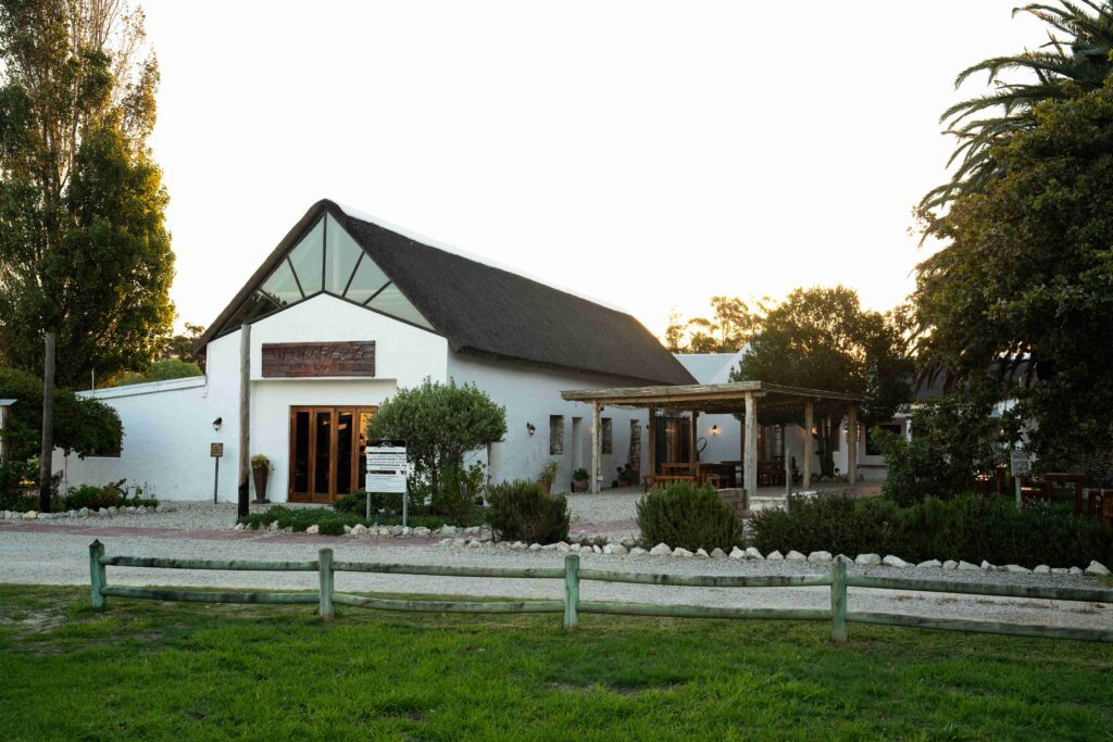 ulumbaza wine barn from the outside, building picture