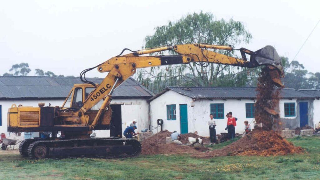 renovating the main building