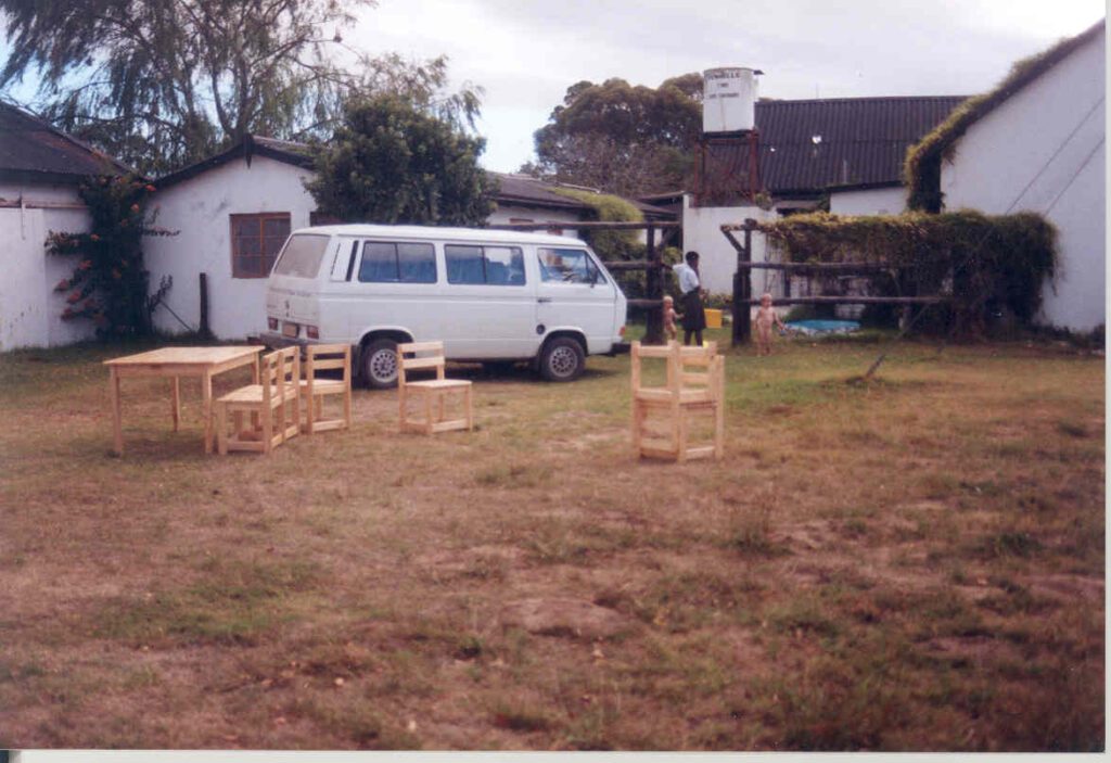 one of the first visits to the farm